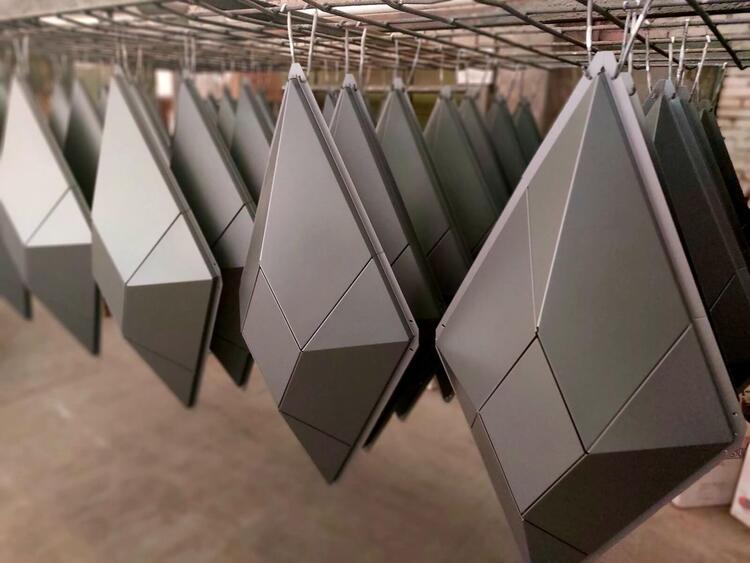 Объемные панели 3D (Ромб)