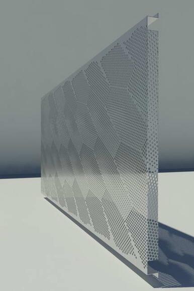 Перфорированные фасадные панели