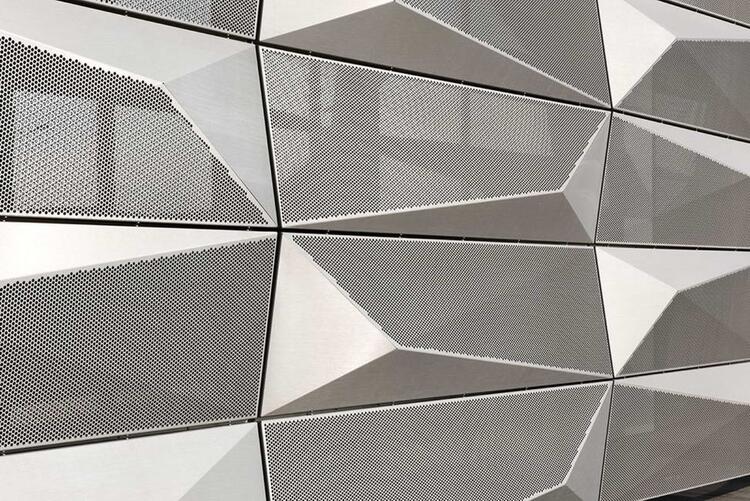 Перфорированные фасадные панели