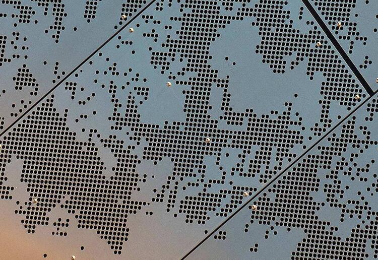 Перфорированные фасадные панели