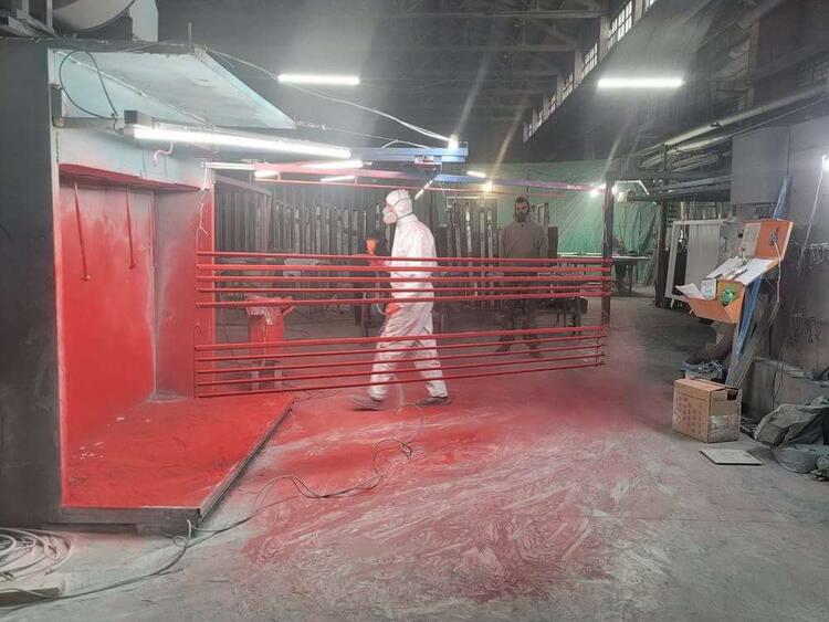 Полимерная порошковая окраска металла