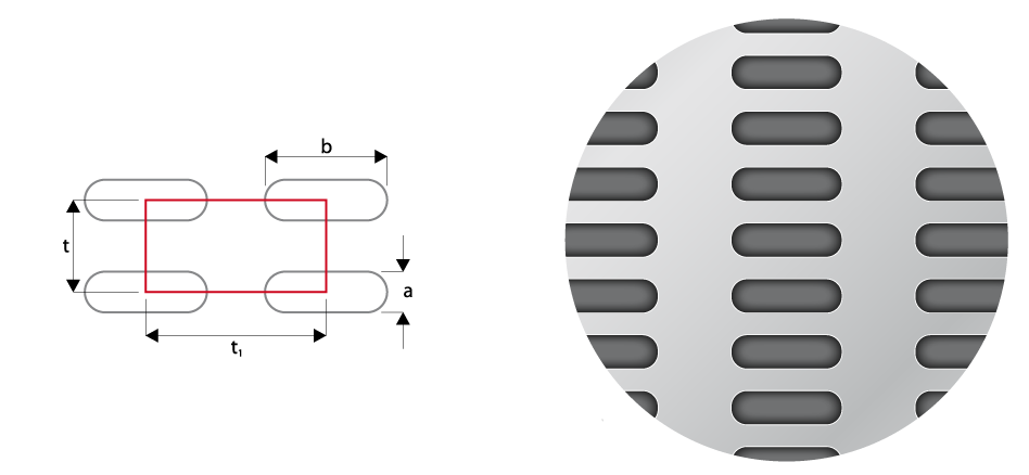 Lg овальные отверстия расположенные рядами