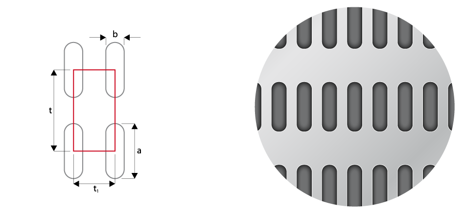 Lg овальные отверстия расположенные рядами